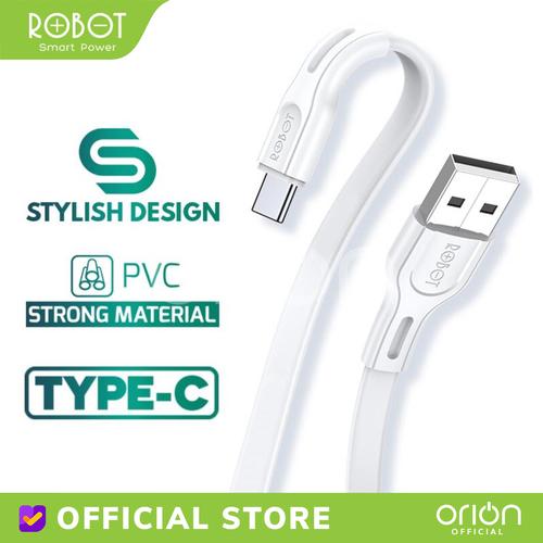 Foto Produk ROBOT Kabel Data Quick Charging USB Type C RDC100S Kabel Charger 2.4A - 1M dari ORION Official