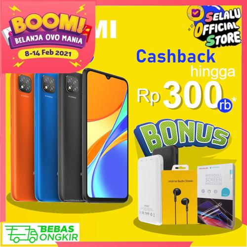Foto Produk Xiaomi Redmi 9C 3/32GB / 4/64GB / 32 GB / 64 GB Garansi Resmi TAM - 3/32, Non Bundle dari Dewa Ponsel Rakyat