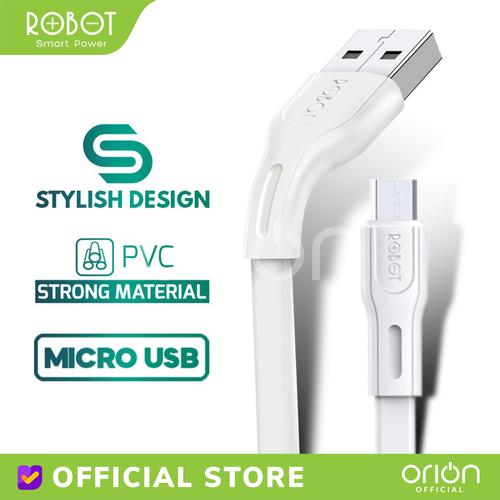 Foto Produk ROBOT Kabel Data Micro USB 1M Charger Samsung Xiaomi Android RDM100S dari ORION Official