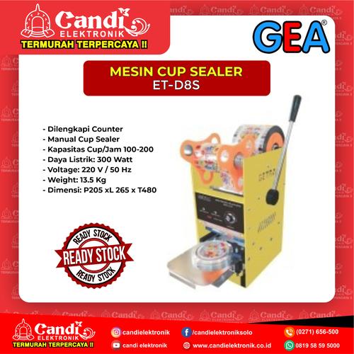 Gambar MESIN CUP SEALER GEA - ET-D8S dari Candi Elektronik Solo Kota Surakarta Tokopedia