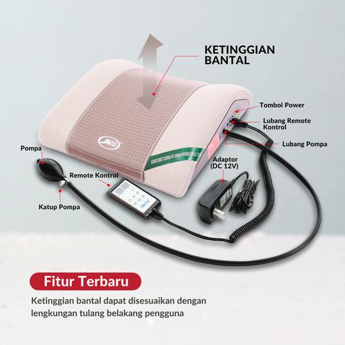 Foto Produk Terapi Nyeri Pinggang Saraf Kejepit Jaco Lumbar Pillow 100% Original dari JACO TVS