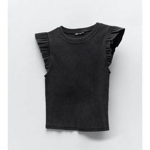 Jual Zara FADED-EFFECT T-SHIRT WITH 