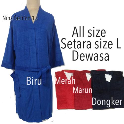 Foto Produk Handuk kimono dewasa - Biru dari Nina fashion 13