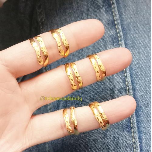 Foto Produk Cincin emas 375 berat 1 gram - Lilit s/d r.30 dari TokoEmasFamily