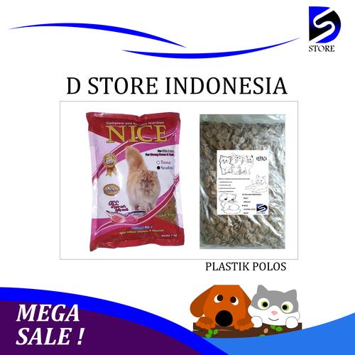 Gambar MAKANAN KUCING MERK NICE TUNA BENTUK DONAT REPACK 1KG PROMO dari D Store Indonesia Jakarta Timur Tokopedia