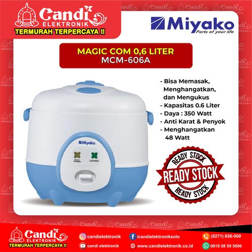 Gambar MIYAKO MAGIC COM 0,6 LITER - MCM-606A dari Candi Elektronik Solo Kota Surakarta Tokopedia