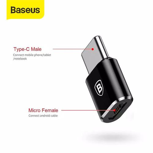 Foto Produk BASEUS ANDROID OTG TYPE C / MICRO USB CONVERTER PLUG - MUTC dari Baseus Official Store