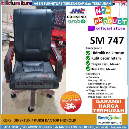Foto Produk Kursi Direktur Kursi Manager Kursi Kantor Kursi Putar SM 747 dari klikfurniture