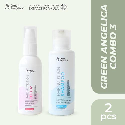 Foto Produk Paket Combo 3 Green Angelica - Vitamin Rambut Rontok, Kering dan Rusak dari GreenAngelica Official