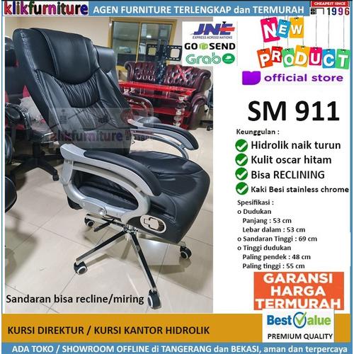 Foto Produk Kursi Direktur Kursi Manager Bisa RECLINE SM 911 dari klikfurniture