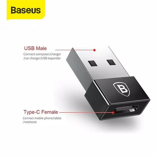 Foto Produk BASEUS ANDROID OTG TYPE C / MICRO USB CONVERTER PLUG - TCUSB dari Baseus Official Store