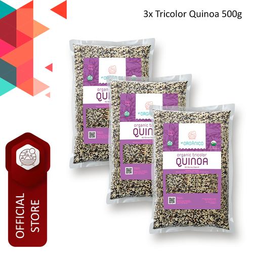 Foto Produk Tricolor Quinoa Organic El Organico 500gr (Triple Pack) dari ELorganico