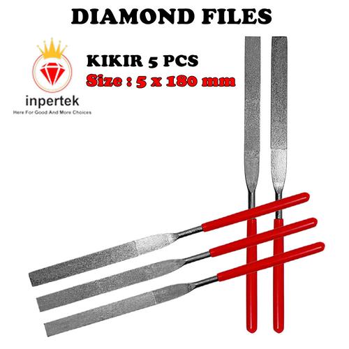 Foto Produk (5*180) Diamond Files Set 5 | Kikir Set 5 | Asah Diamond File Tuner dari Teknikloak