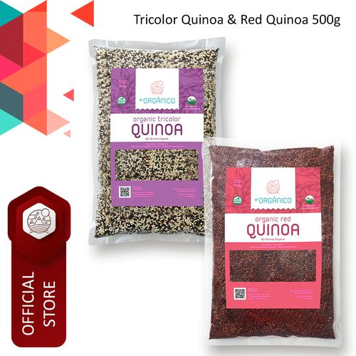 Foto Produk Tricolor Quinoa & Red Quinoa Organic El Organico 500gr (Mix Pack) dari ELorganico