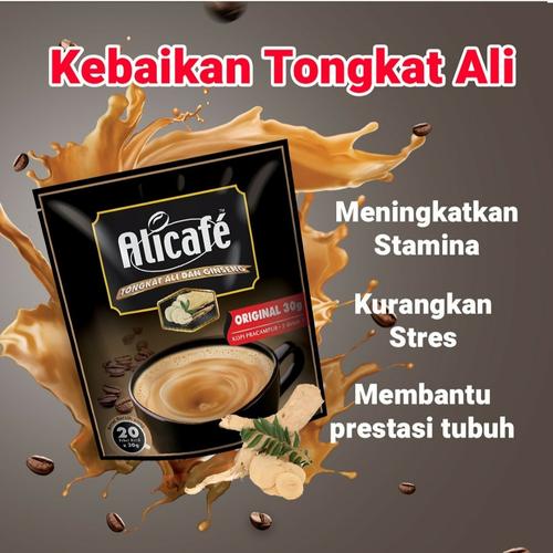 Jual Alicafe Tongkat Ali Gingseng Malaysia Isi 20 Pcs Kota Tarakan Geraitrk Tokopedia