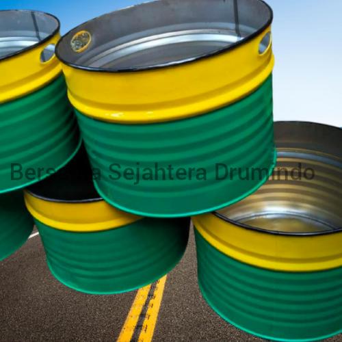 Foto Produk drum besi/tong sampah/pot tanaman vol.100L T43cm L58cm OJOL ONLY - ga usah tutup dari sarana jaya drumindo