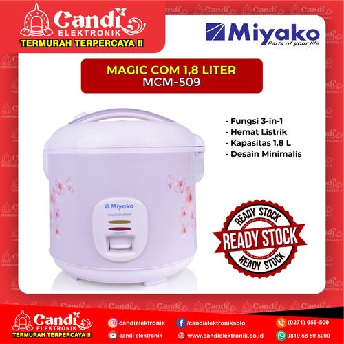 Gambar MIYAKO MAGIC COM 1.8 LITER MCM-509 dari Candi Elektronik Solo Kota Surakarta Tokopedia