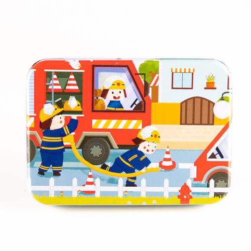 Foto Produk Puzzle Kaleng 60 pcs / Puzzle Keping 60 Kayu - Damkar dari tokosusularismanis