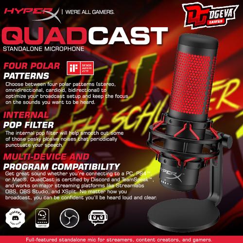 Jual HyperX Quadcast USB Condenser 
