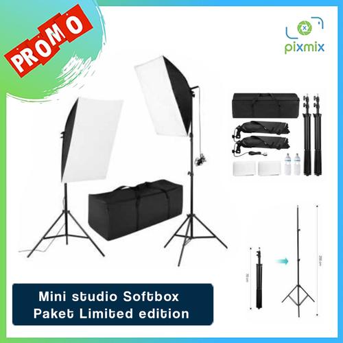 Foto Produk Mini studio Softbox - Paket Limited edition dari pixmix