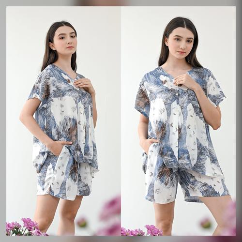 Foto Produk Varra Set in Winter - Sleepwear / Piyama Baju Tidur Rayon by RAHA dari Raha Sleepwear
