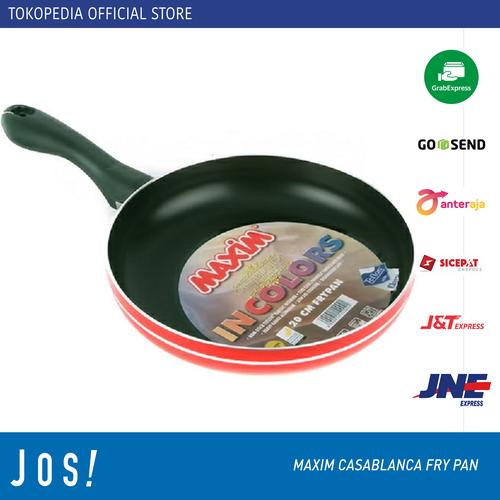 Foto Produk MAXIM CASABLANCA FRY PAN TEFLON 20cm 22cm 24cm 26cm - 20 cm dari J O S