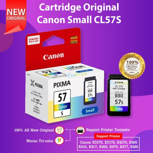 Jual Cartridge Tinta Canon CL57s CL 57s 57 Small Color E400 E410 E460