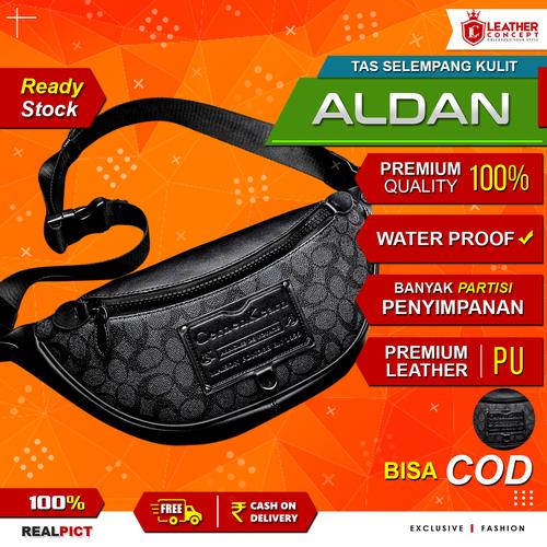 Foto Produk Tas Selempang Kulit Pria Tas Kulit Pria Tas Pria Waist Bag ALDAN dari Leather Concept