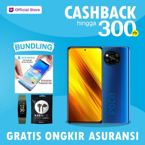 Foto Produk Xiaomi Poco X3 NFC 6/64GB 8/128GB Garansi Resmi Pocophone X3 NFC - 6GB 64GB, NonBundle dari Mac Promo