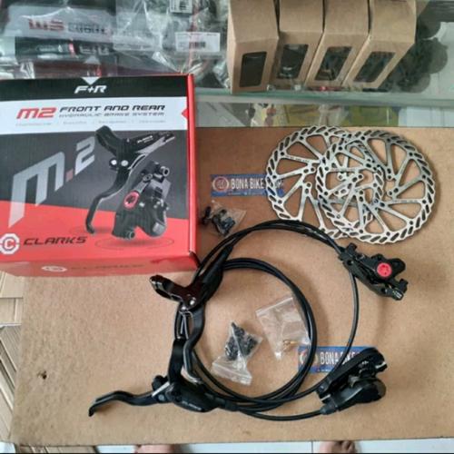 Jual Brake Set Clarks M2 plus Rotor 