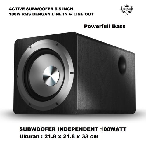Jual SBJ Active Subwoofer 6.5 Inch 100W RMS Edifier Sub Out Line Out