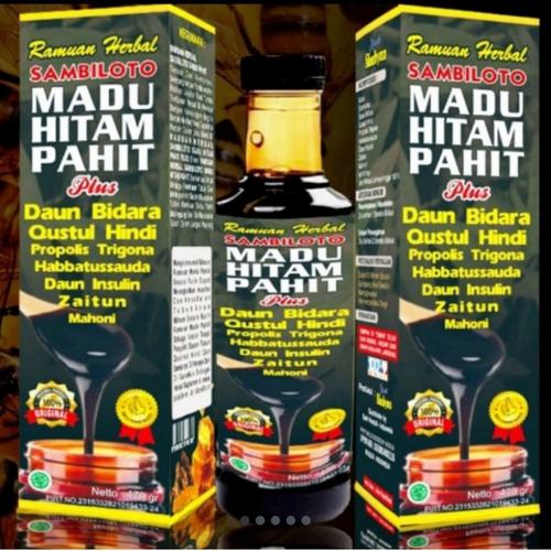 Gambar sabiyan madu hitam pahit dari nindaherbal Jakarta Timur Tokopedia