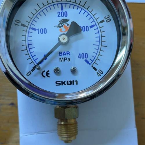 Jual PRESSURE GAUGE / MANOMETER 2,5 inch SKON 40 MPA / 400 bar