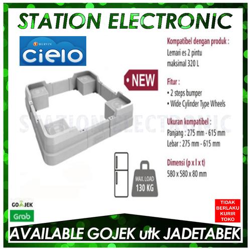 Foto Produk BERVIN CRSA-70 / CRSA70 Dudukan Kulkas 2 Pintu GREY dari station electronic