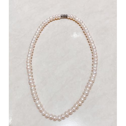 Foto Produk Kalung Mutiara Air Tawar Asli 7 mm ( pendek) dari Choco Kitchen