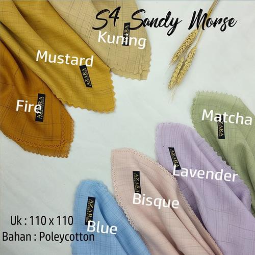 Foto Produk Hijab Jilbab Segiempat Voal Waffle LC Lasercutting Sandi Morse LC dari Venjas Shop