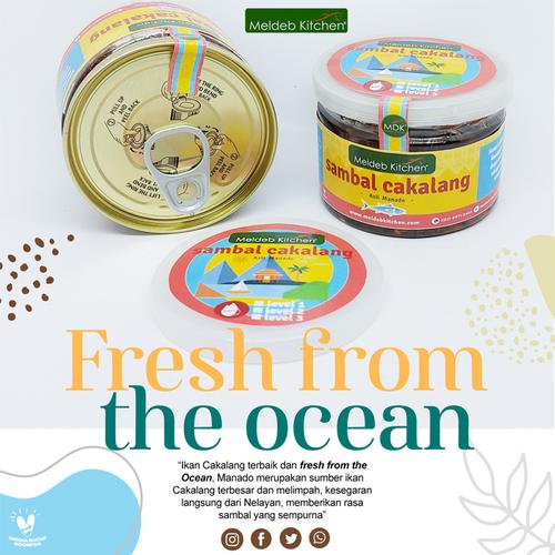Foto Produk Sambal Cakalang Meldeb Kitchen Asli Manado 150gr Premium Homemade - Level Pedas 2 dari MeldebKitchen