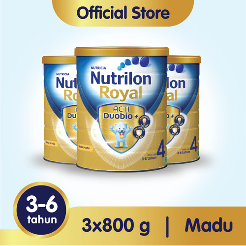 Foto Produk Paket 3 - Nutrilon Royal 4 Susu Pertumbuhan 3-6 Thn Madu 800gr dari Nutrilon Shop