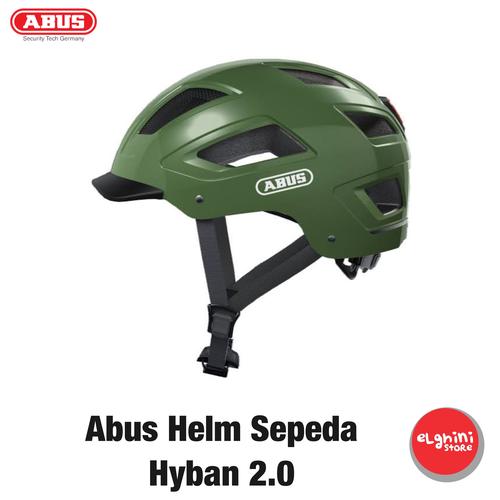 Jual Abus Helm Sepeda Hyban 2.0- Green 