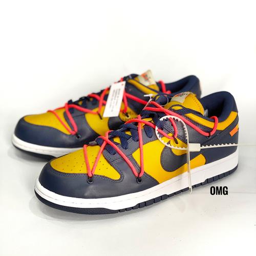 Jual Dunk Low Offwhite Michigan Orange 
