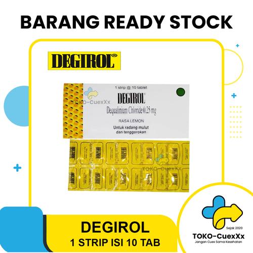 Foto Produk Degirol strip 1 amplop isi 10tablet dari TOKO-CuexXx