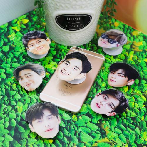 Foto Produk POPSOCKET 3D CUSTOM AKRILIK PHONE GRIP CHARACTER - GRIP HITAM dari TWIN DIGITAL