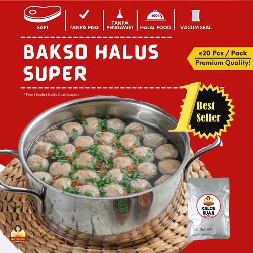 Foto Produk Bakso Warisan Ibu isi 20 Buah Halus (Frozen Food/Bakso Sehat/Cemil) dari Bakso Warisan Ibu JKT