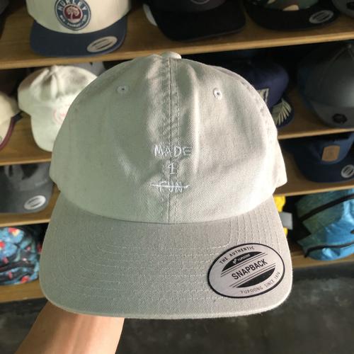 HURLEY ORIGINAL MADE4FUN DAD HAT GREY 