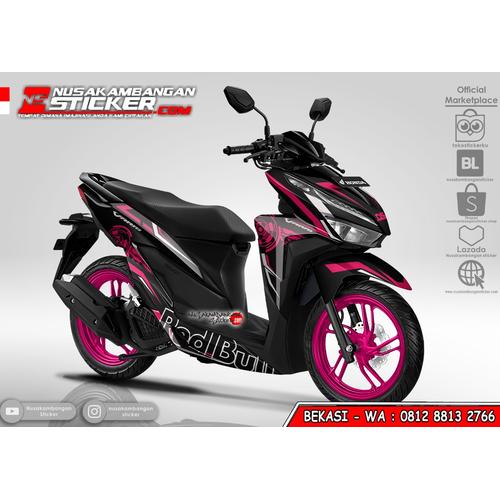Foto Produk Stiker Vario Redbull Grafis Pink dari Nusakambangan Sticker01