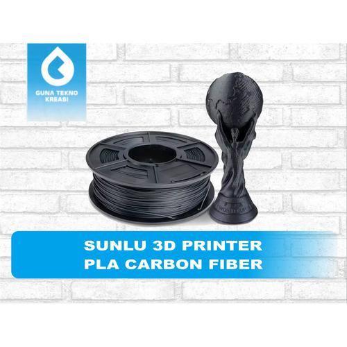 Foto Produk SUNLU 3D PRINTER FILAMENT PLA CARBON FIBER - Hitam dari Gunatek 3D Printer