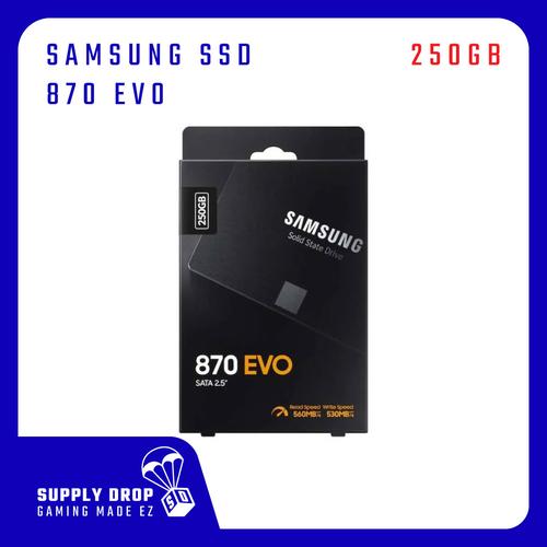 Jual Samsung SSD 870 EVO 250GB / SSD 250GB - Jakarta Pusat - Supply Drop |  Tokopedia