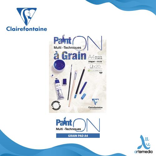 Clairefontaine PaintON rajztömb farmerkék 250g 15 lap A4 Clairefontaine PaintON rajztömb farmerkék 250g 15 lap A4