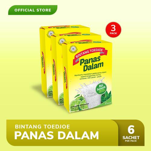 Foto Produk Bintang Toedjoe Panas Dalam 3 Pack (18 Sachet) dari Bintang Toedjoe Official