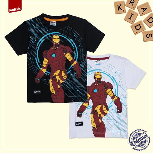 Foto Produk KAOS ANAK RADKIDS IRON KING BLACK - S dari radkids store